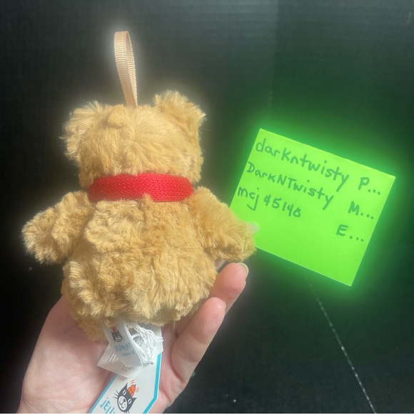 RETIRED BNWT Jellycat Bartholomew Bear Decoration plush ornament - Picture 4 of 12